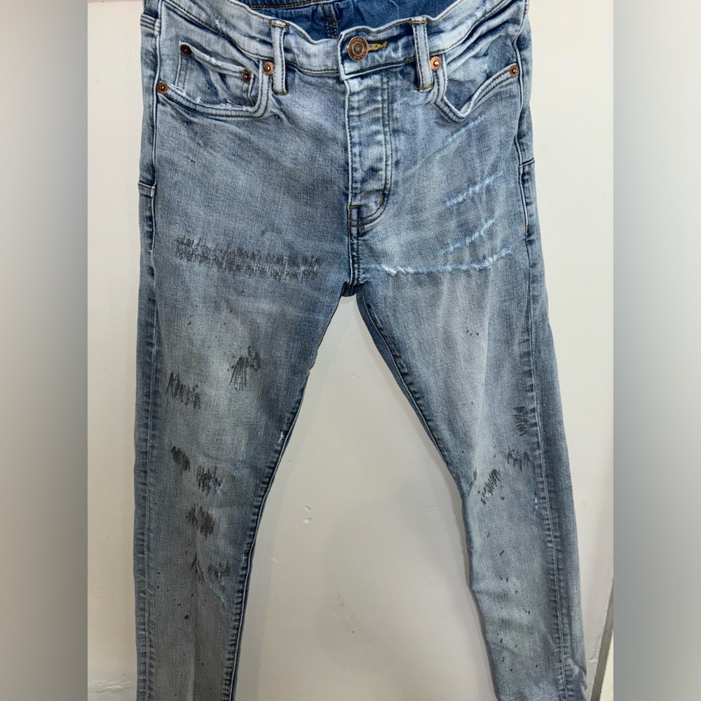 I’m selling purple jeans and brand very expensive, but I am cutting off  50% off